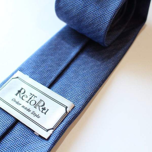 【ブルー】オリジナルネクタイ